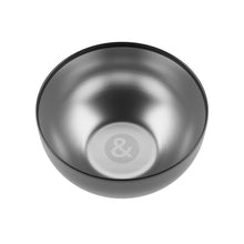 Load image into Gallery viewer, Braids & Freckles • Magnetic Stainless Bowl • Black