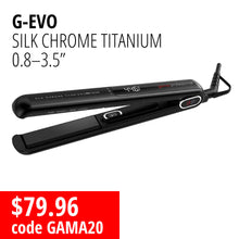 Load image into Gallery viewer, GA.MA Professional G-EVO Silk Chrome Titanium 0.8x3.5"
