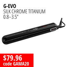 Load image into Gallery viewer, GA.MA Professional G-EVO Silk Chrome Titanium 0.8x3.5"
