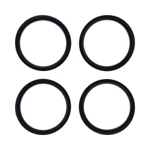 Load image into Gallery viewer, Braids &amp; Freckles • Silicone Ring Set • Black

